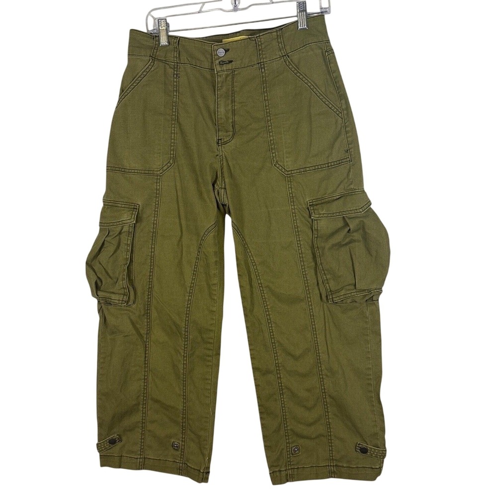 Circus NY by Sam Edelman Olive Green Cargo Pants  Leg Cropped Size 28 JCRB-097